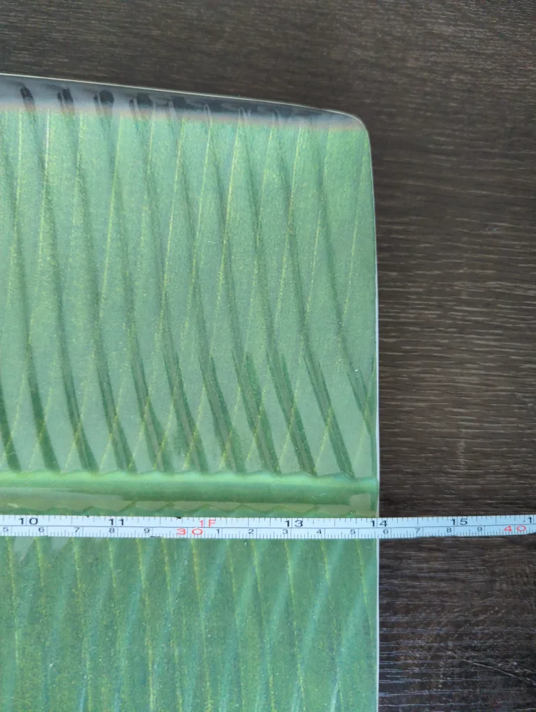 Green Banana Leaf Decorative Plate image indicator(3)