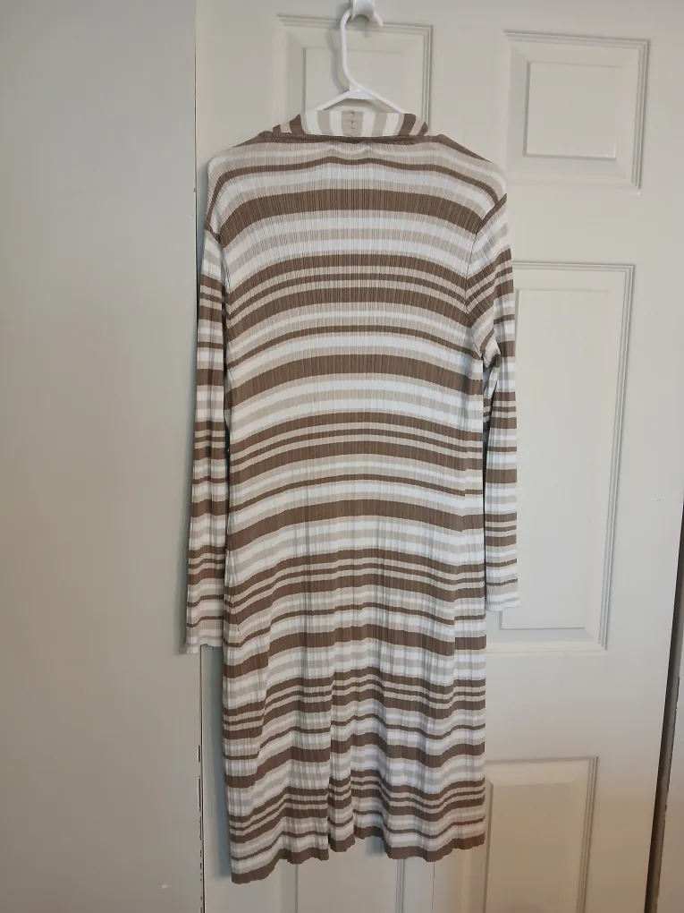Pure Suzy Shier striped long cardigan, size medium (M) image indicator(6)