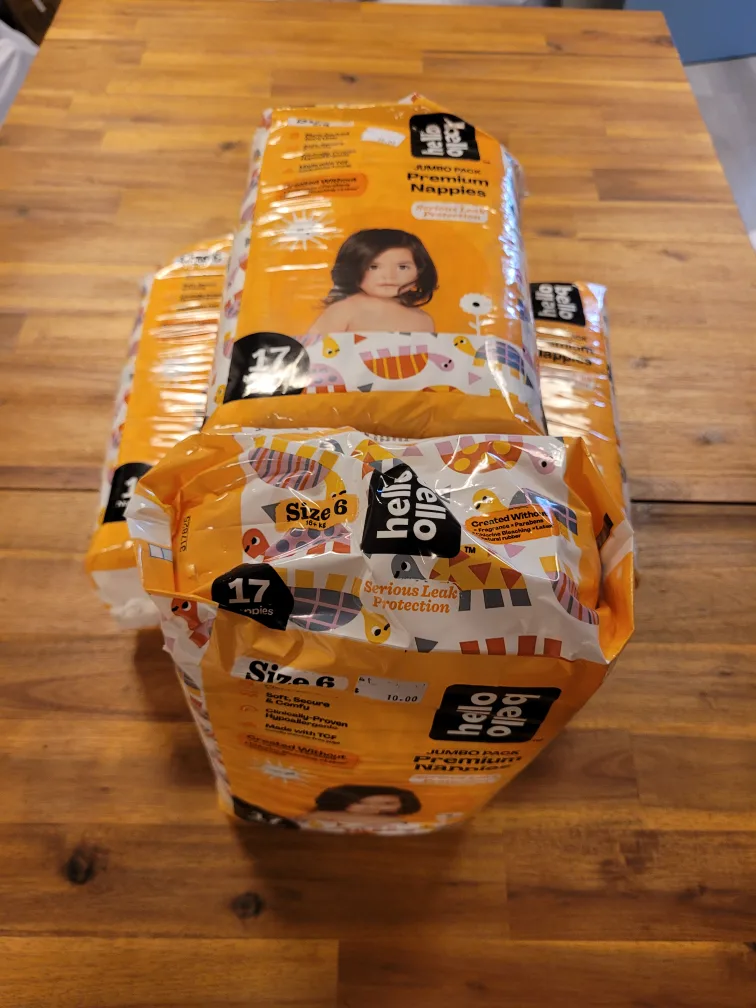 Hello Bello Size 6 Nappies (17 per bag) thumbnail