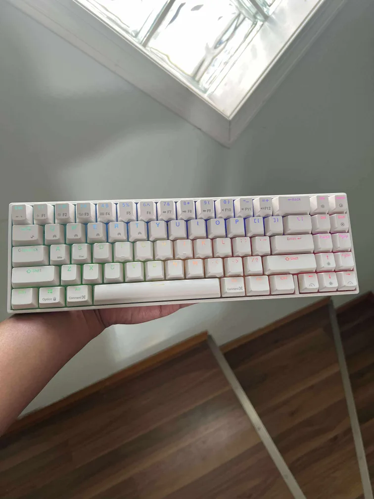RK ROYAL KLUDGE RK71 Mechanical Keyboard - White thumbnail