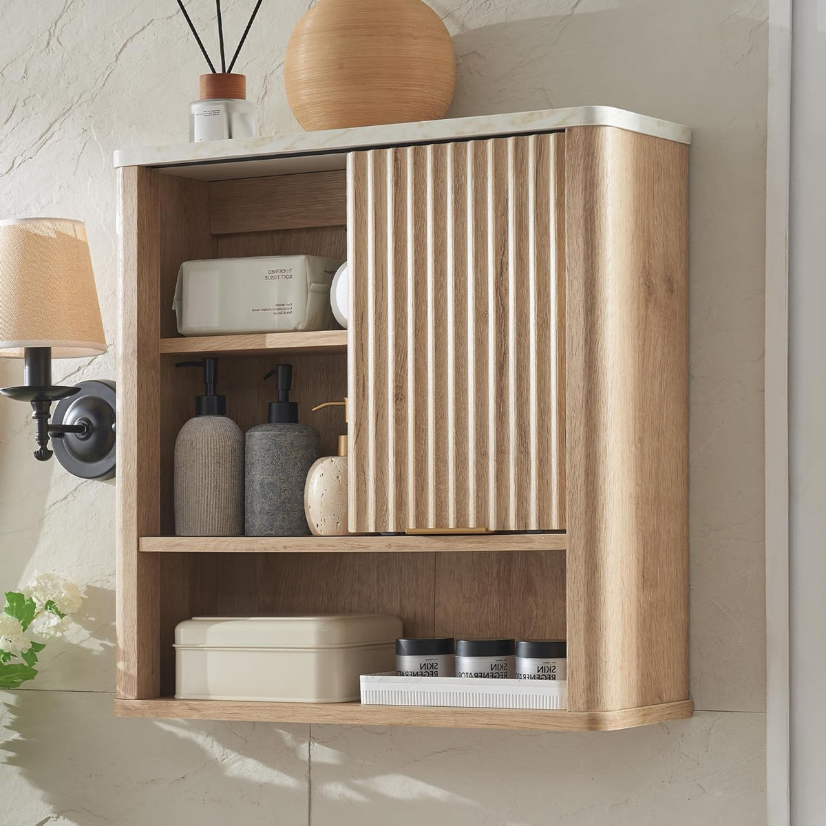 Redlemon Wall Mounted Bathroom Cabinet