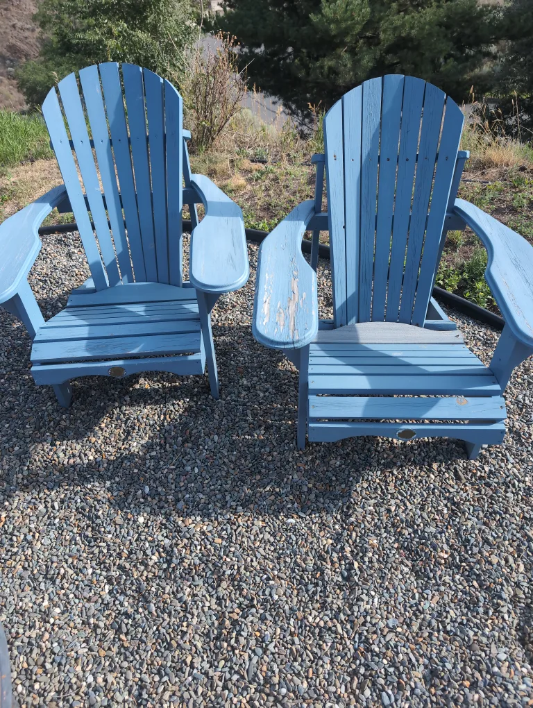 Adirondack Chairs - Light Blue