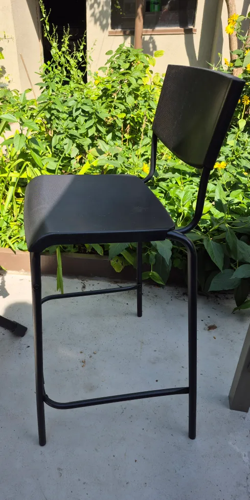 Black Metal Bar Stool , set of 4 image indicator(2)