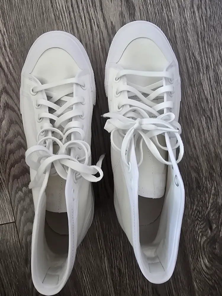 Adidas Nizza Platform Mid White Sneakers image indicator(5)