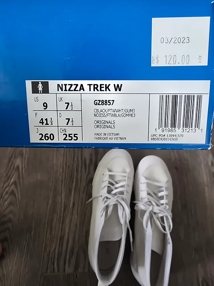 Adidas Nizza Platform Mid White Sneakers image indicator(8)