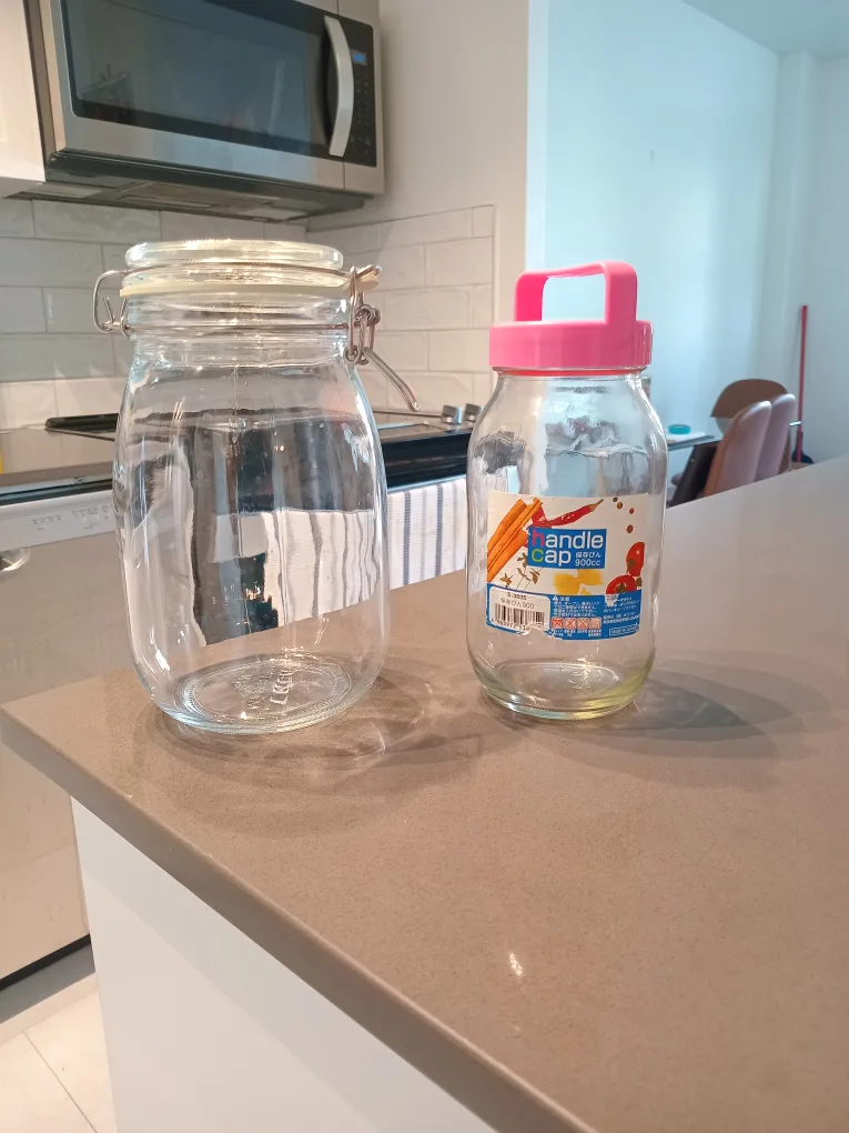 Glass Jars - One with Handle Cap thumbnail
