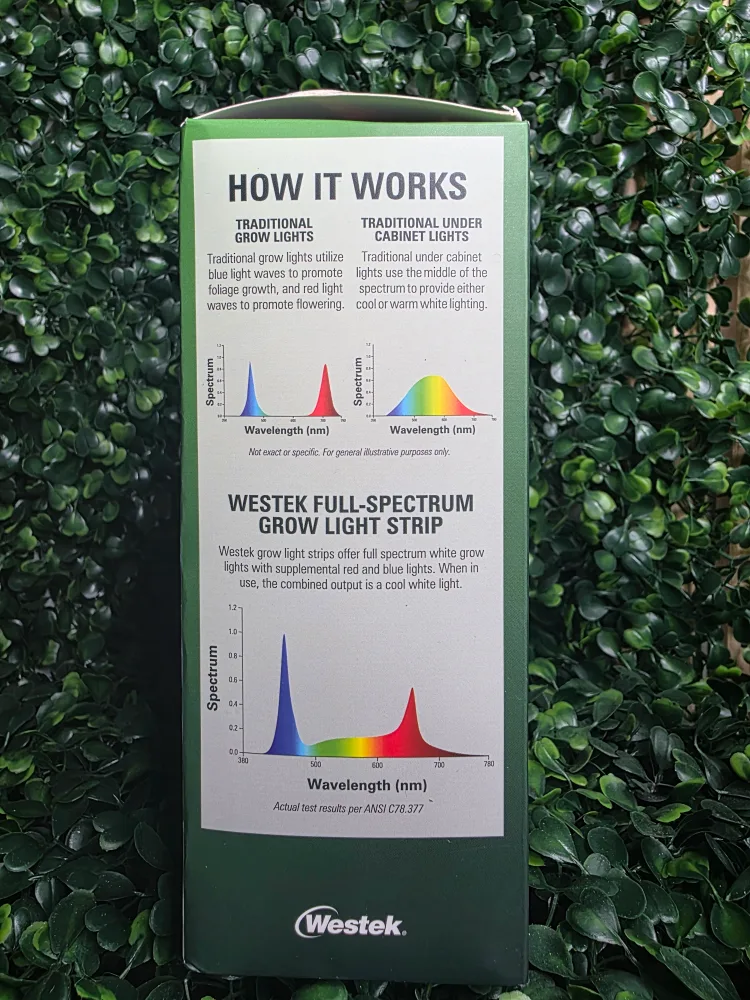 Westek LED Under Cabinet Grow Light Strip - 12 ft image indicator(2)