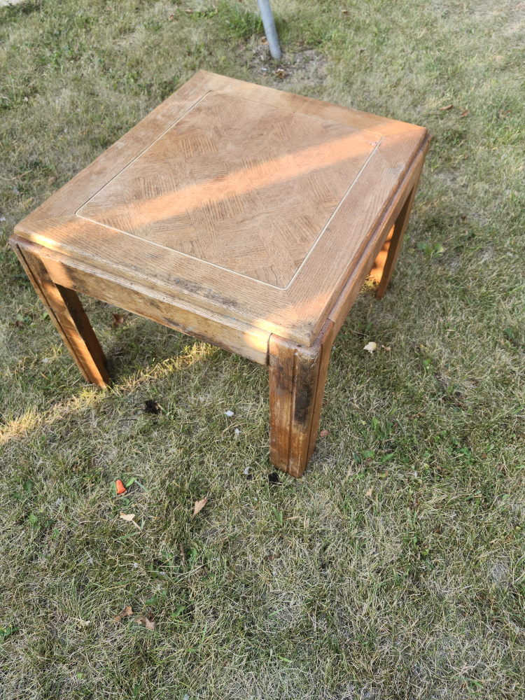 Wooden Side Table - photo 2