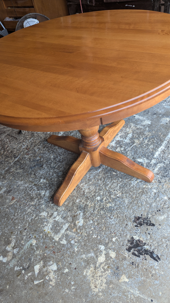 42 inch Solid Maple Dining Table - photo 2