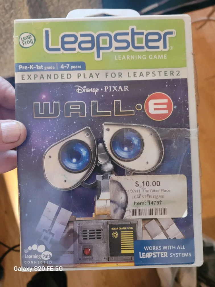 LeapFrog Leapster Wall-E Learning Game thumbnail