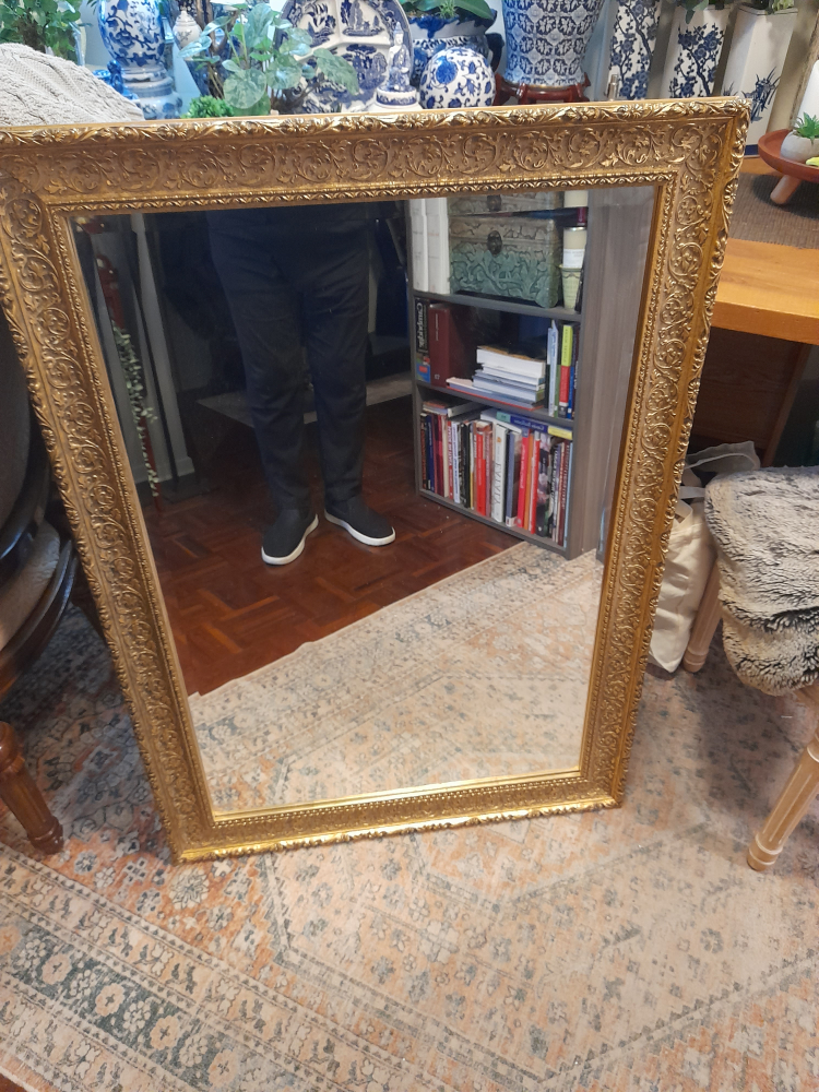 Gold Ornate Framed Mirror