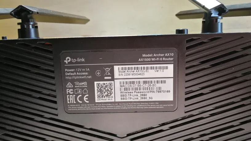 TP-Link Archer AX10 AX1500 Wi-Fi 6 Router image indicator(3)