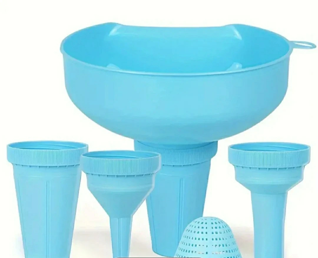 ❤ Multi-Purpose Funnel Set - Screw Spout, Nestable