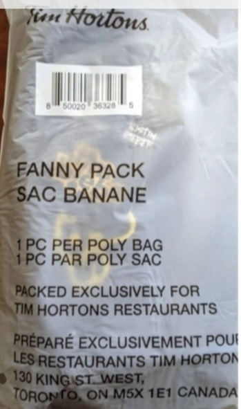 Tim Hortons x Justin Bieber TimBiebs Fanny Pack