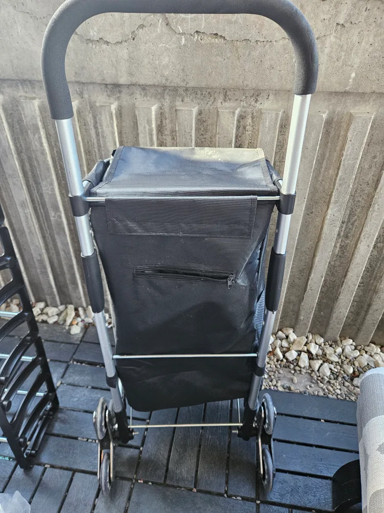 Black Folding Shopping Cart image indicator(2)