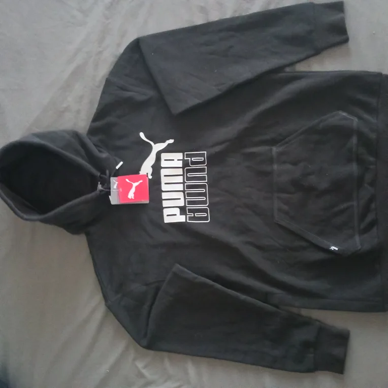 Puma Black Relaxed Fit Hoodie thumbnail