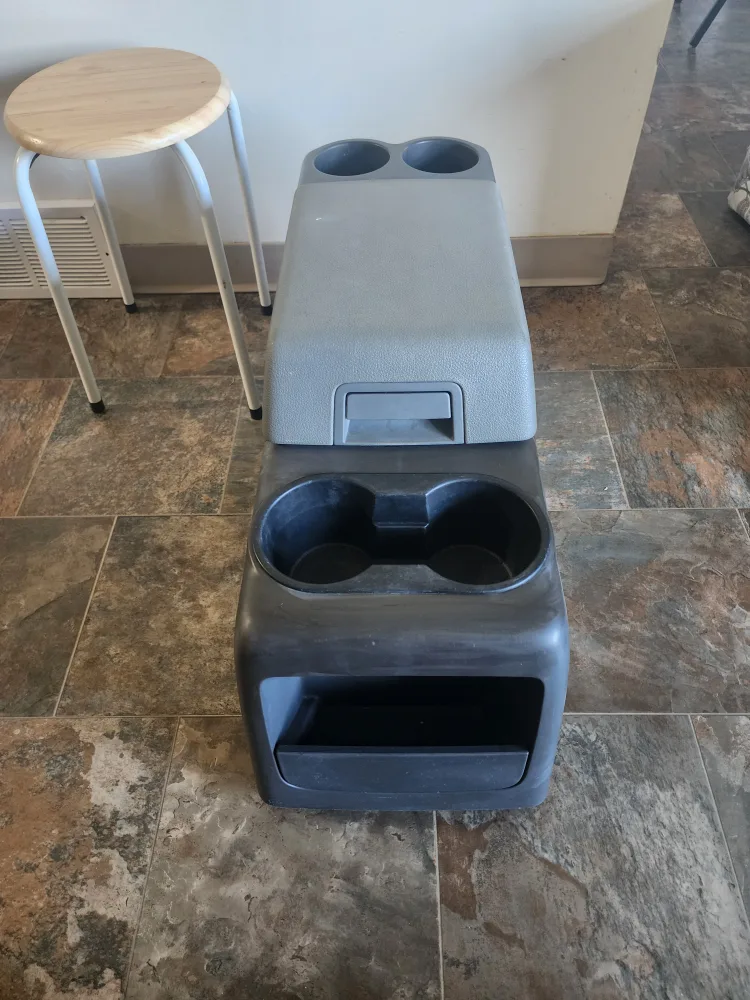 Grey Vehicle Center Console