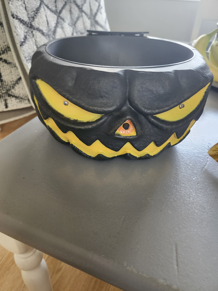 Halloween Candy Bowl with Lights & Spider