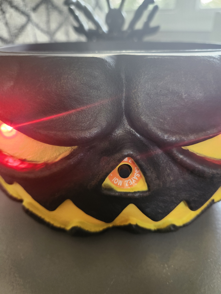 Halloween Candy Bowl with Lights & Spider - photo 2