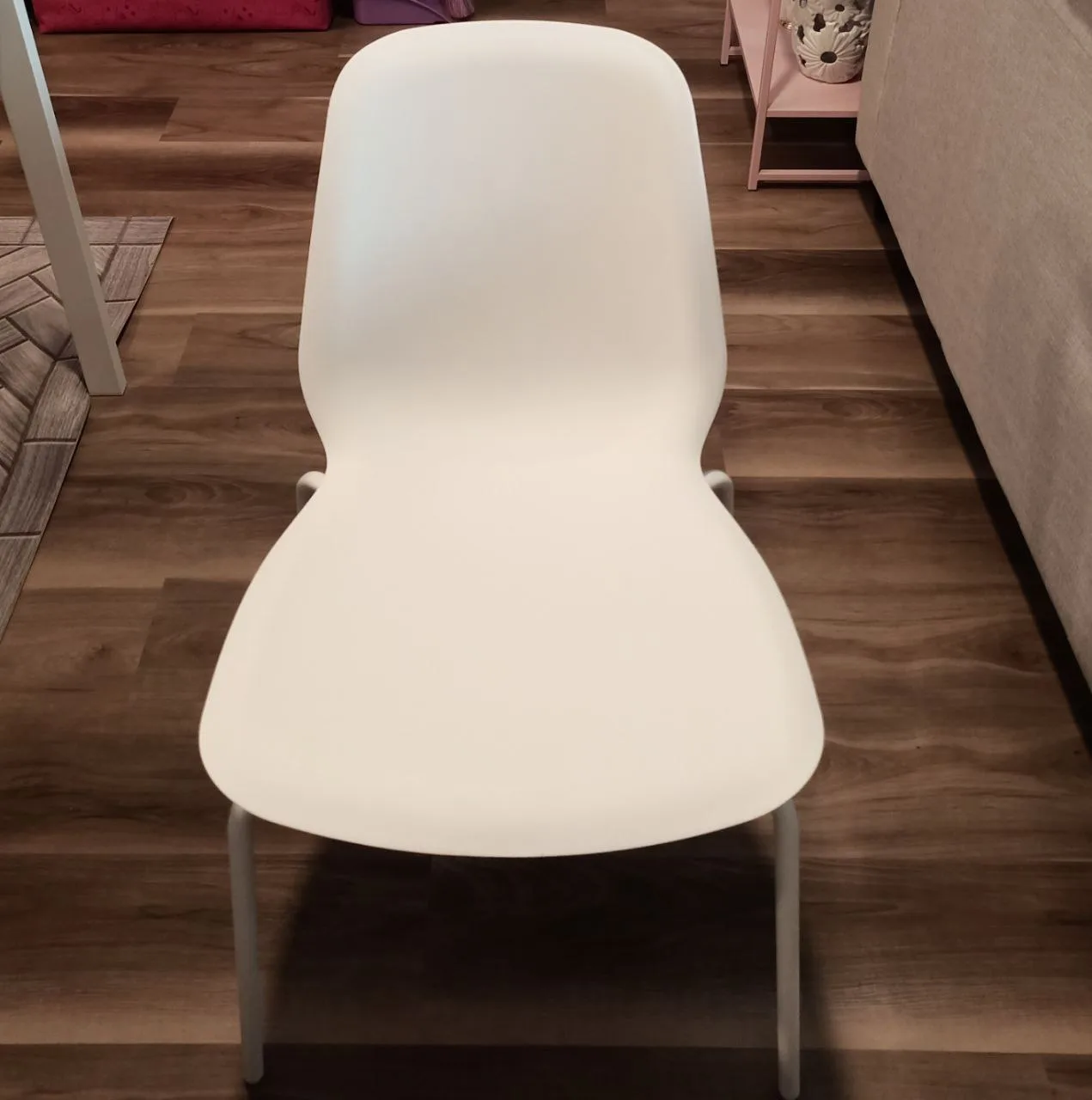 IKEA  Table & 4 White Chairs thumbnail