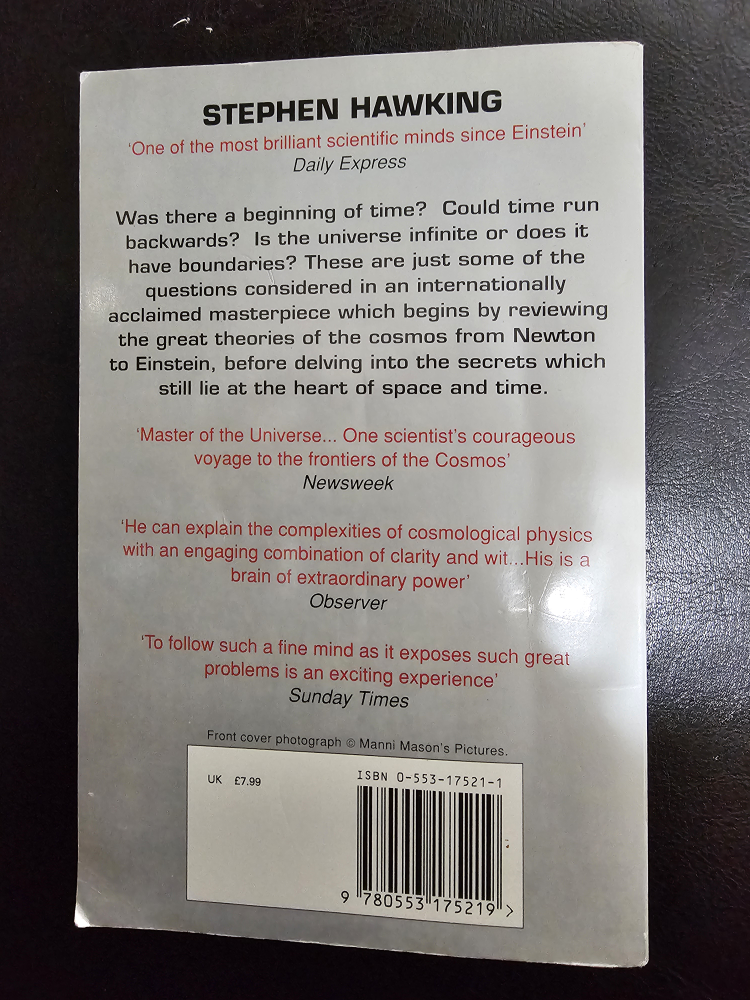 A Brief History of Time by Stephen Hawking - photo 2