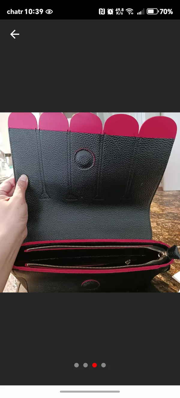 & Other Stories Black Leather Crossbody Bag image indicator(2)