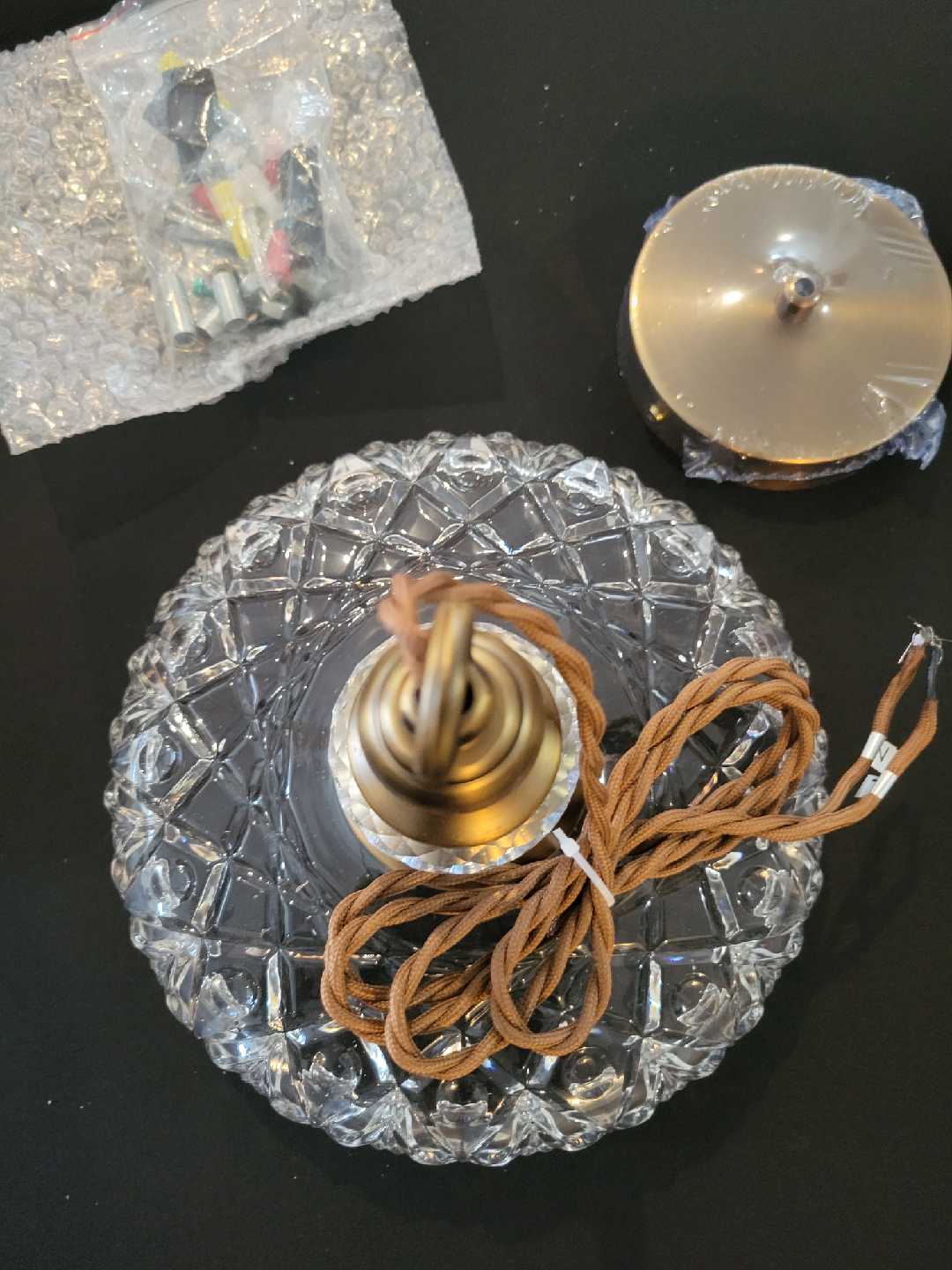2 Elegant Crystal Pendant Ceiling Lights 💡 *BNIB - photo 4