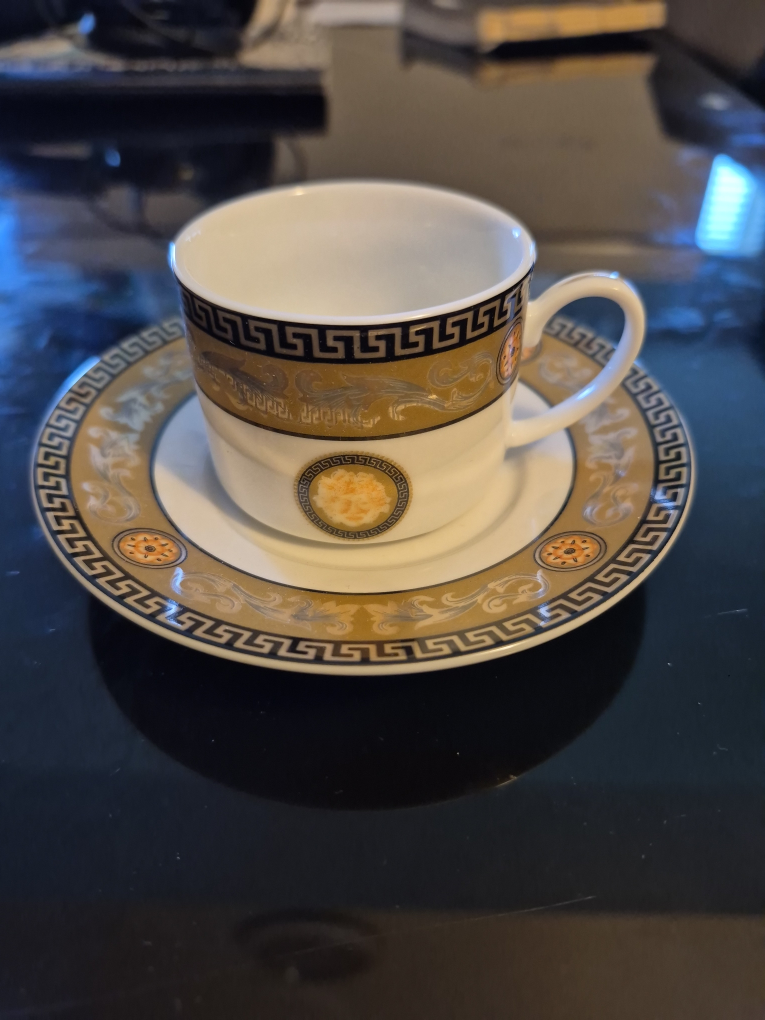Home Trends Venus 6-Piece Cup and Saucer Set