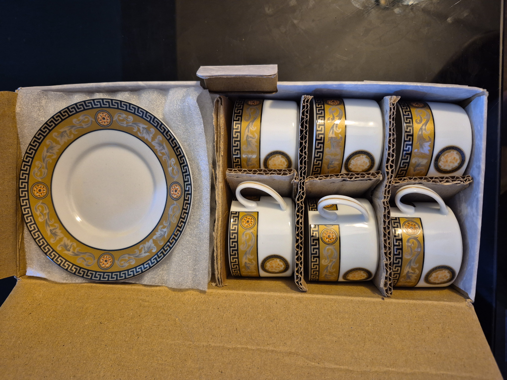 Home Trends Venus 6-Piece Cup and Saucer Set - photo 2