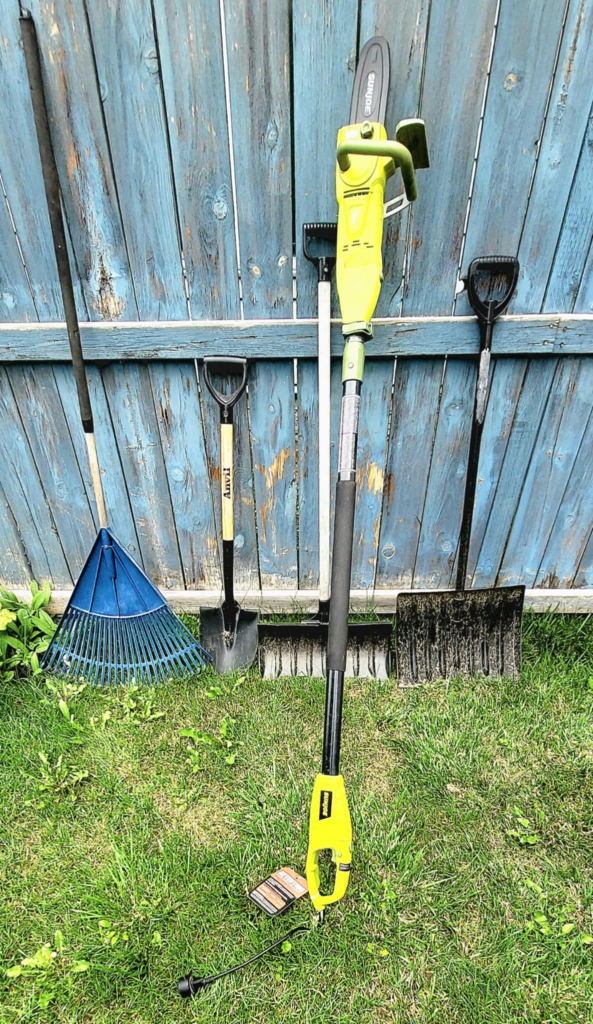 Mini chain saw, Garden tools $65 obo