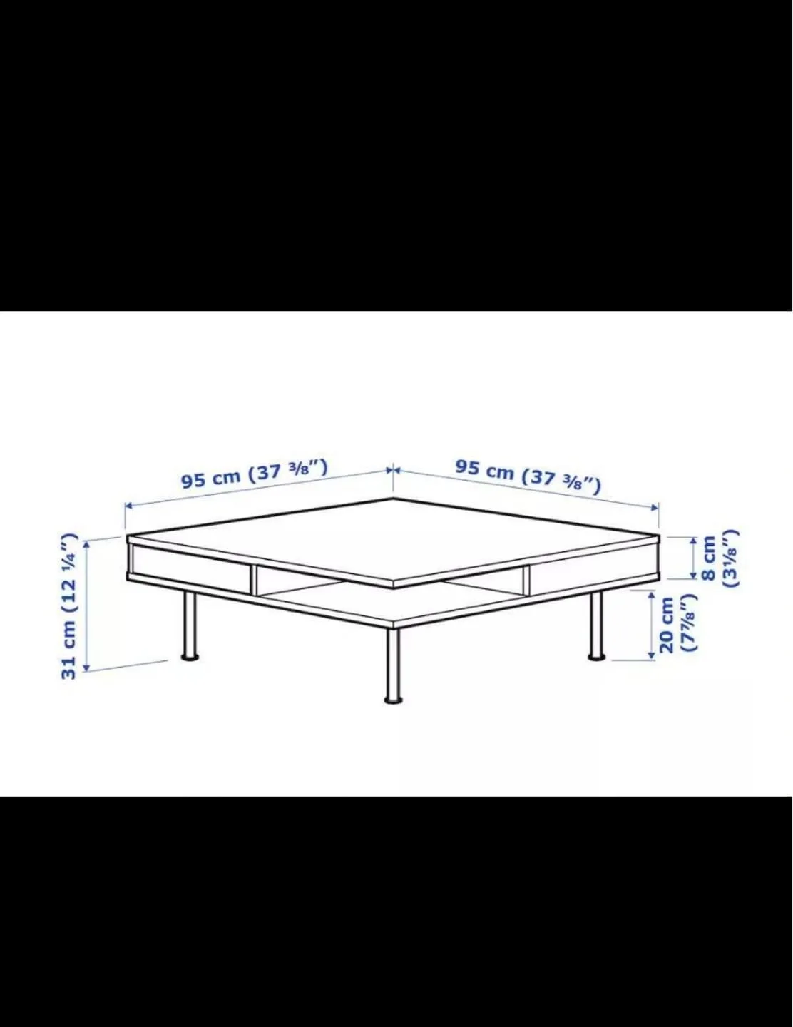 IKEA Tofteryd Coffee Table - White image indicator(6)