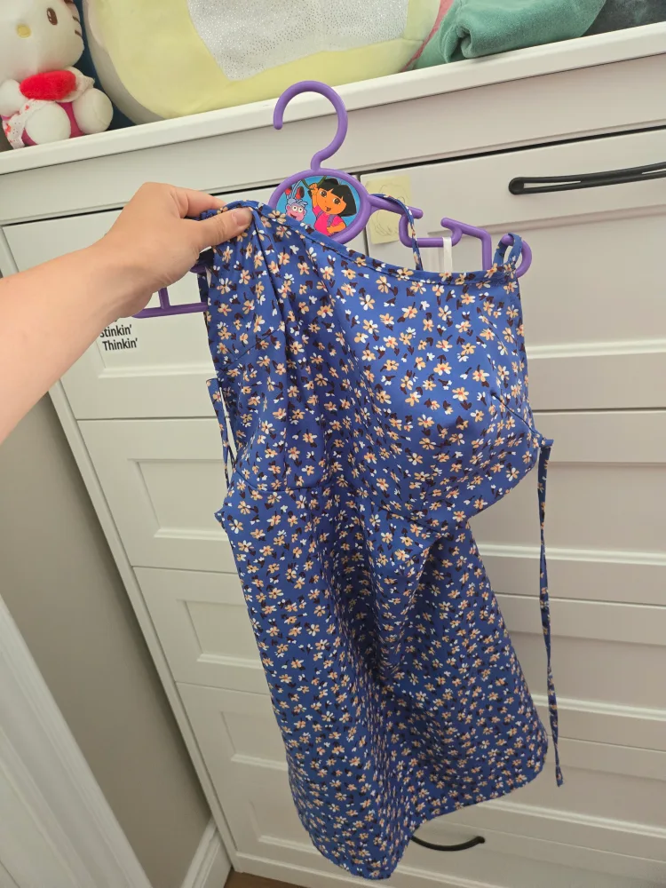 XS SOLEIA Floral Print Mini Dress image indicator(3)