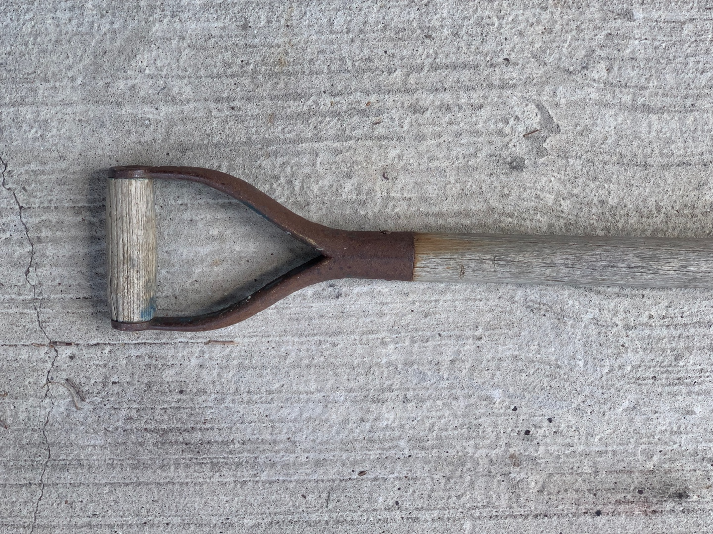 Rectangle flat shovel with long handle - photo 2