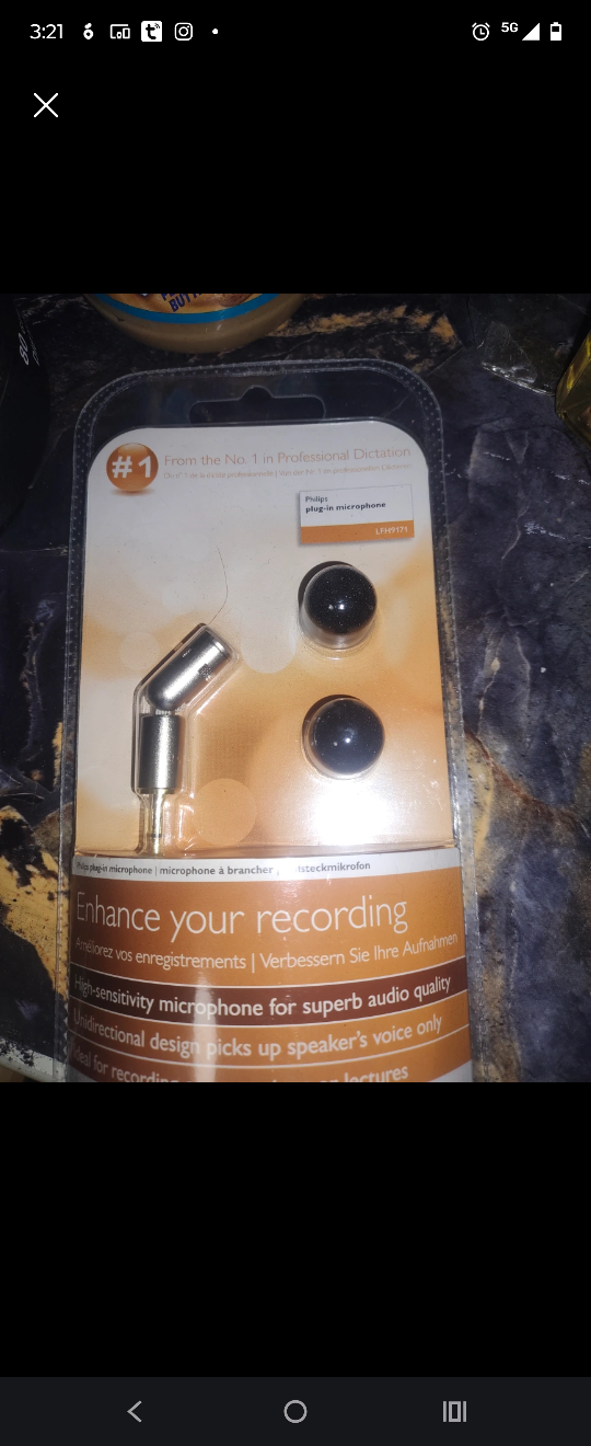 Philips Plug-in Microphone LFH9171