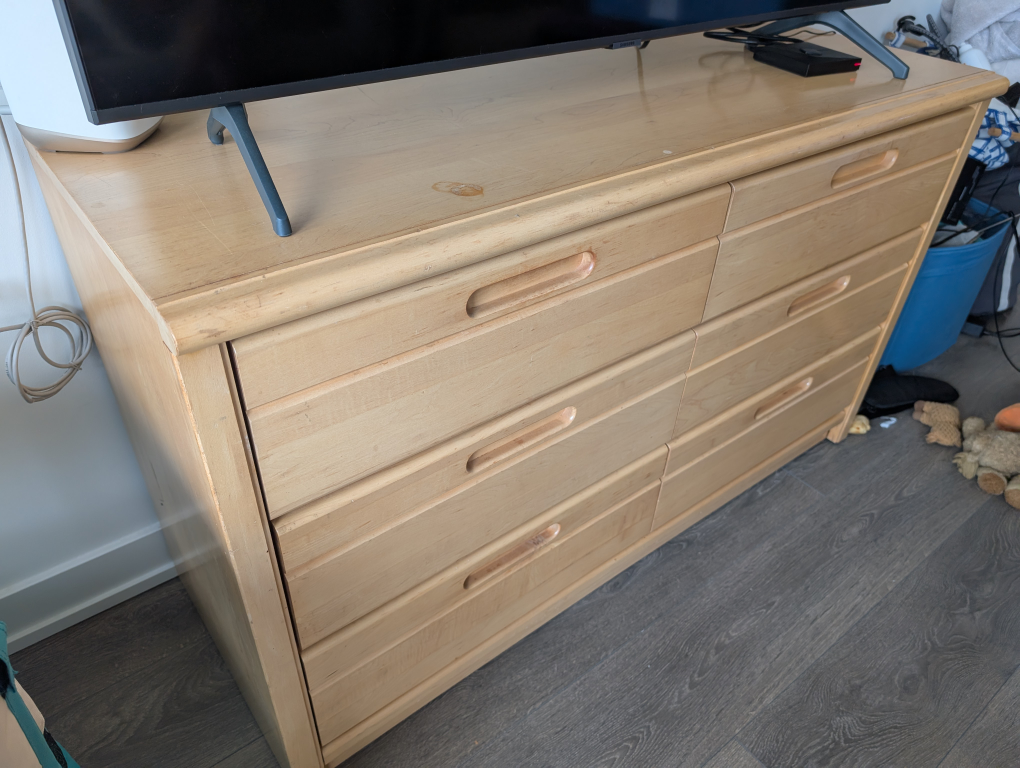 Wood Dresser - 6 Drawers - photo 3