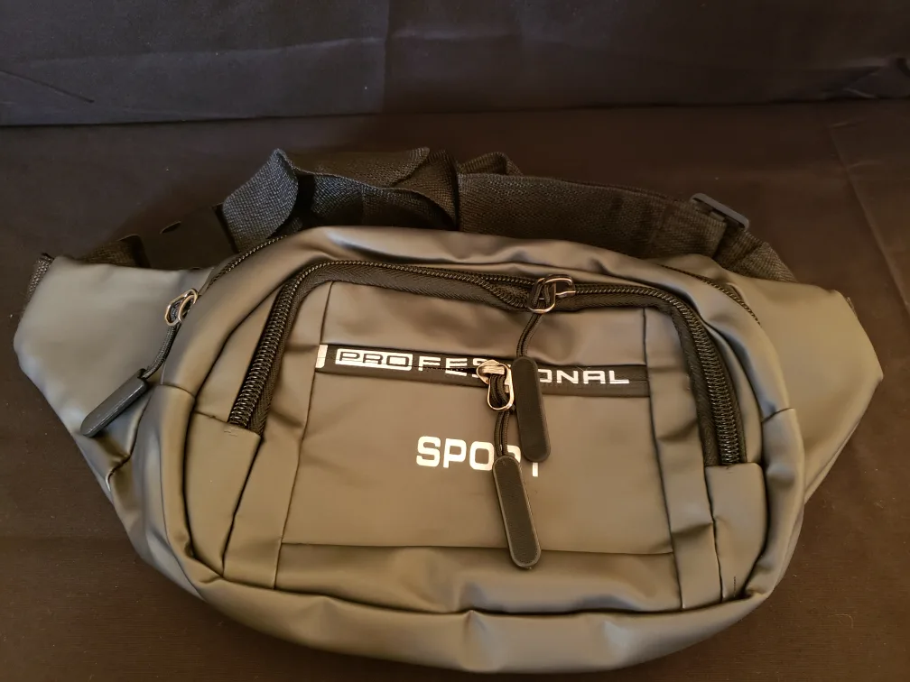 Professional Sport Black Fanny Pack - New thumbnail