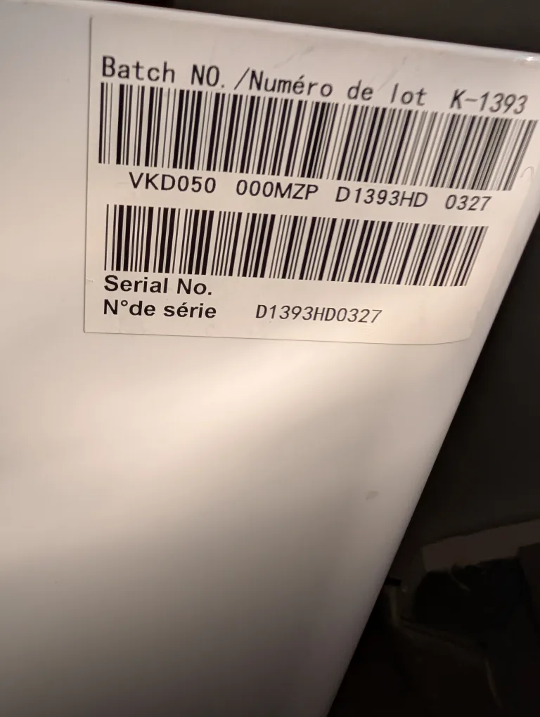 NOMA Dehumidifier model 043-0754-4 image indicator(6)