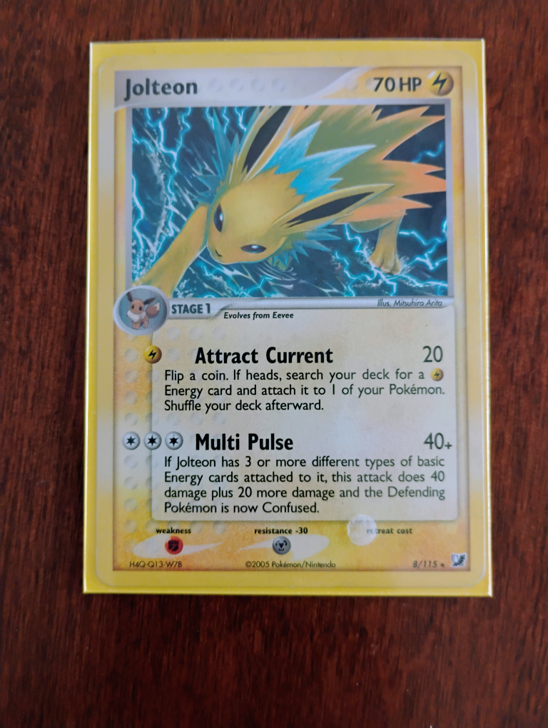 Jolteon 8/115 - EX Unseen Forces - Holo - Pokemon - LP