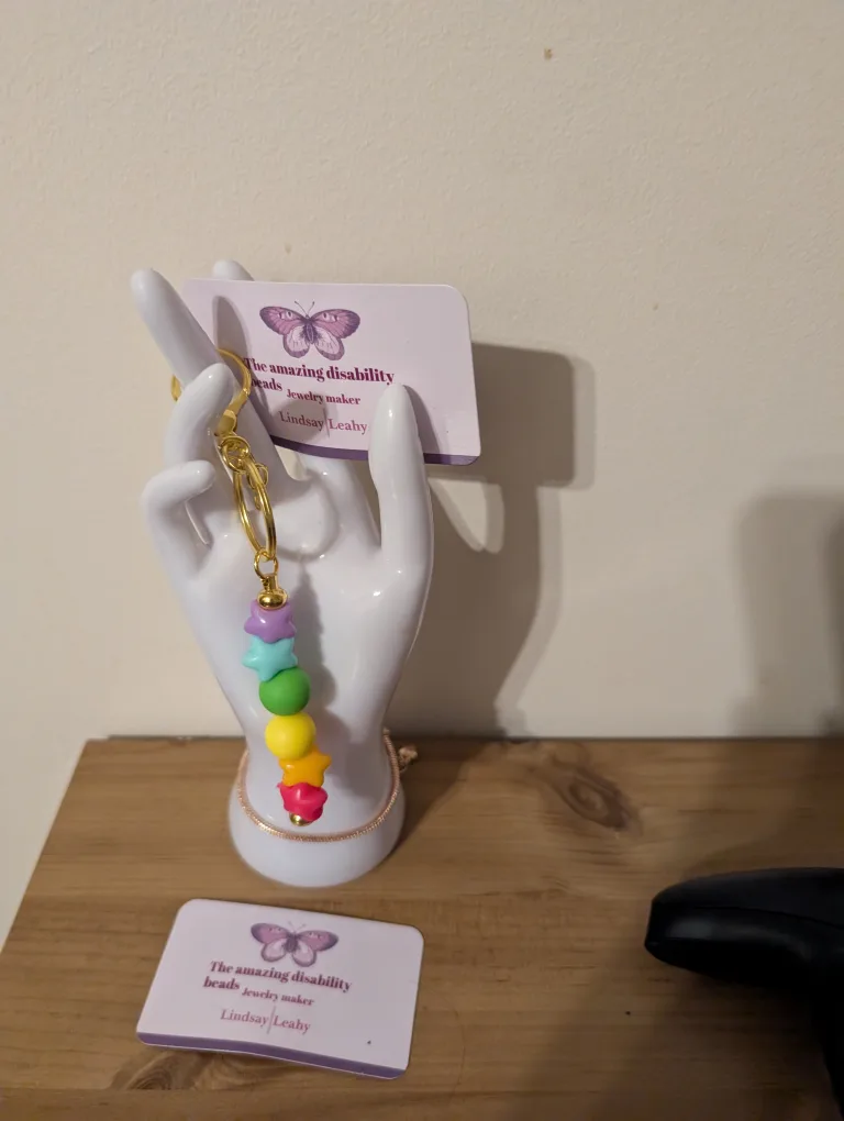 Handmade Beaded Keychains by Lindsay Leahy thumbnail
