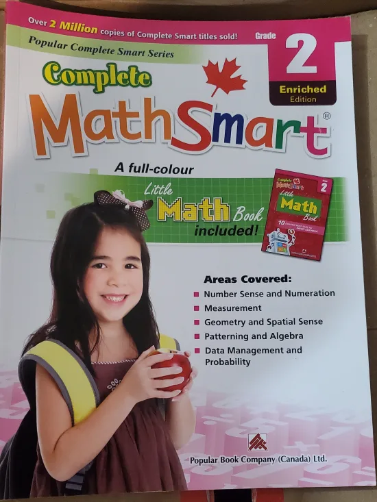 Grade 2 Math Smart text book thumbnail