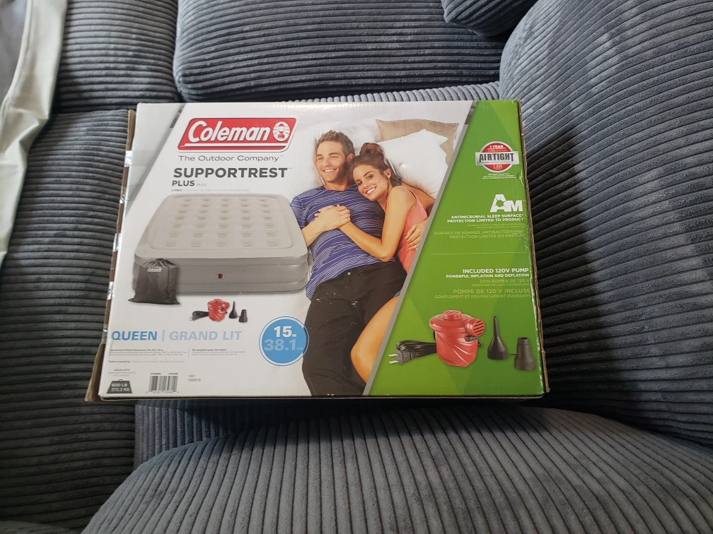 Brand New Coleman SupportRest Plus Queen Air Mattress