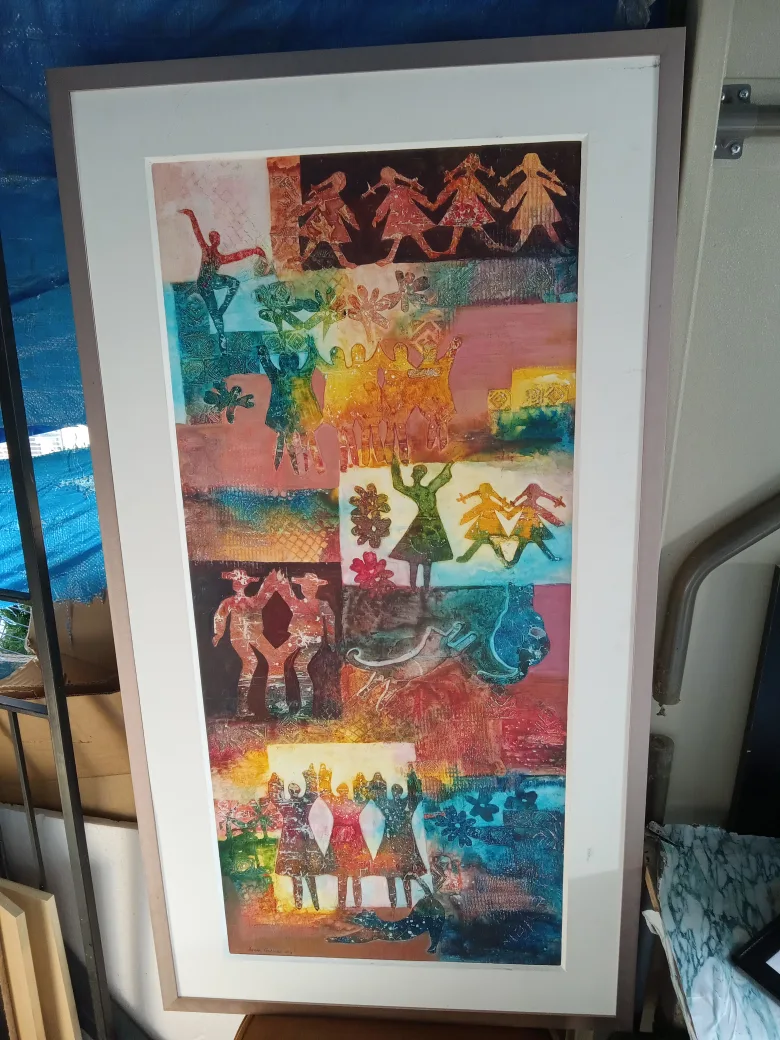 Lynne Grillmair "Alluvial Fan" Painting thumbnail