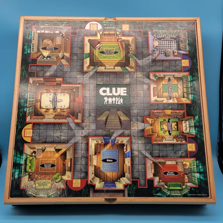 🥳NEW🤩 Monopoly & Clue Classic + 6 Games Set - Complete image indicator(4)