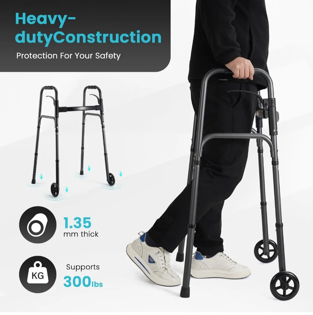 FOLDING WALKER - Charcoal Grey image indicator(6)