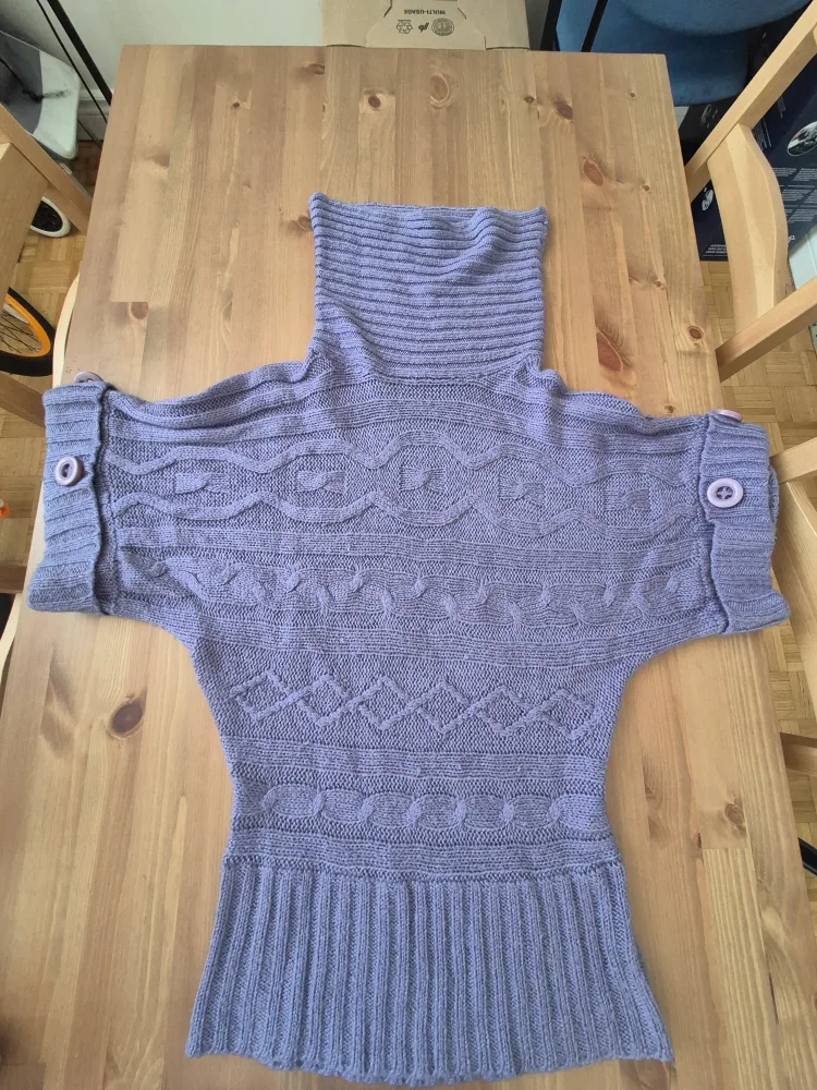Seven Show Purple Knit Turtleneck thumbnail