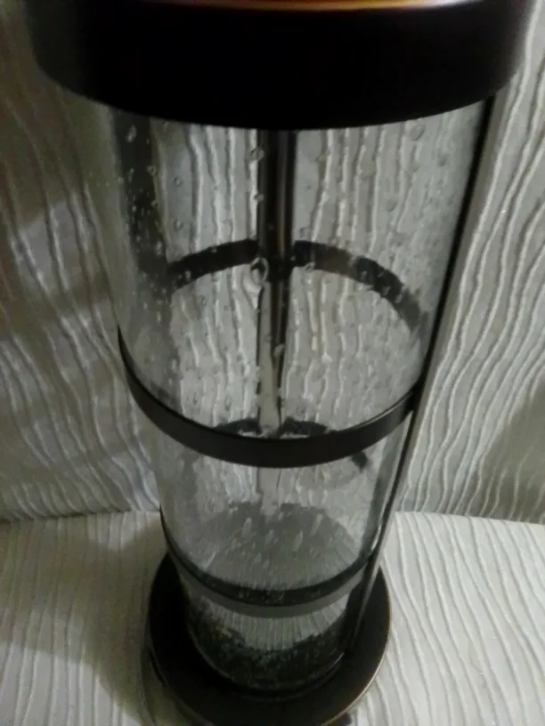 Glass and Metal Table Lamp image indicator(4)