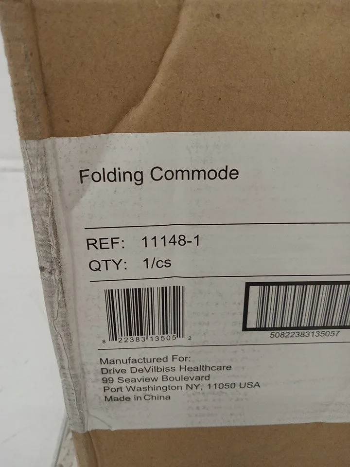 Folding Steel Bedside Commode Chair, Portable Toilet image indicator(2)