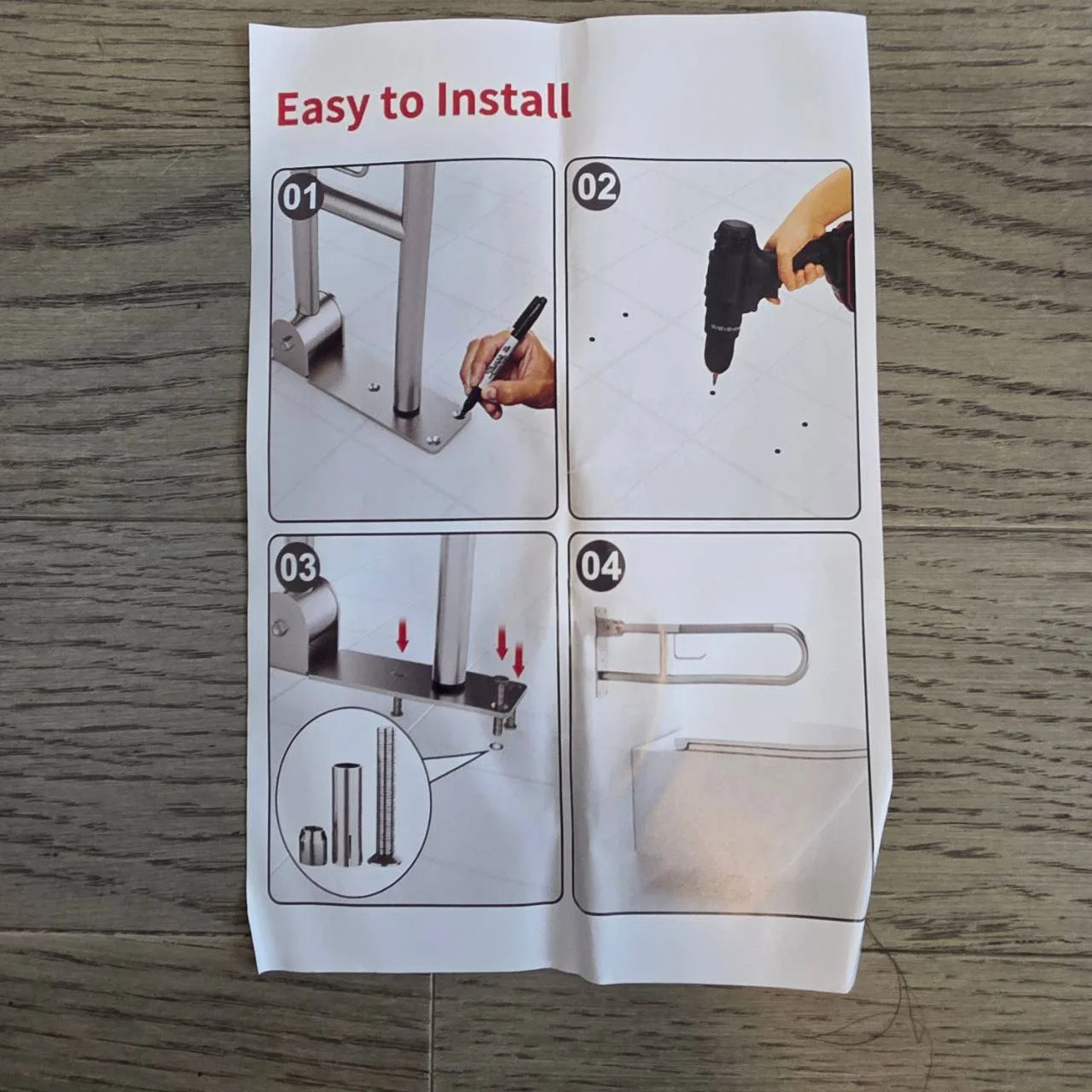 Toilet Grab Bar 30.3in image indicator(6)