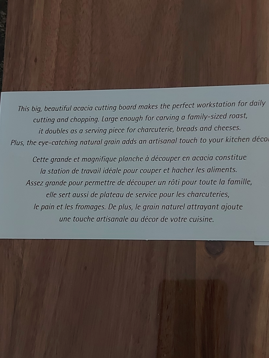 oversized wooden cutting board - photo 2