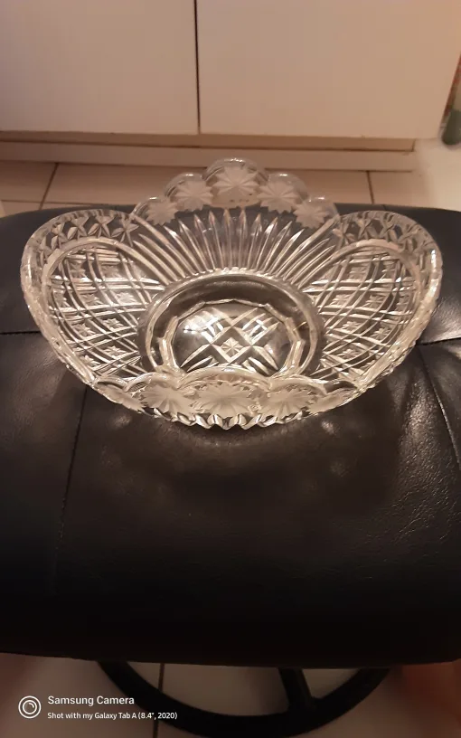 Crystal Bowl - Decorative Glass Bowl image indicator(2)